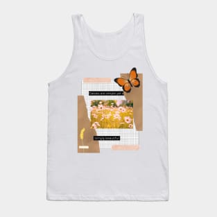 Scrapbook Daisy Tank Top